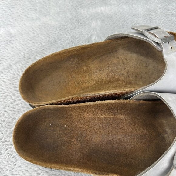 Birkenstock Madrid Silver Sandals Women’s Size 41 EU Regular - Picture 6 of 11